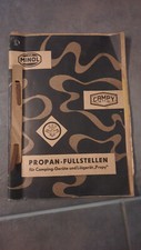 DDR VEB MINOL HEFT BUCH PROPAN F&Uuml;LLSTELLEN F&Uuml;R CAMPING GER&Auml;TE L&Ouml;TGER&Auml;T PROPY RAR