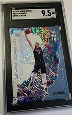2019-20 Panini Status LUKA DONCIC #5 Blue Upper Echelon 2nd Year SGC 9.5 Mint+!