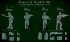 Combat Octopus Ultra Modern Miniature German Army KSK Special Forces Modular Kit