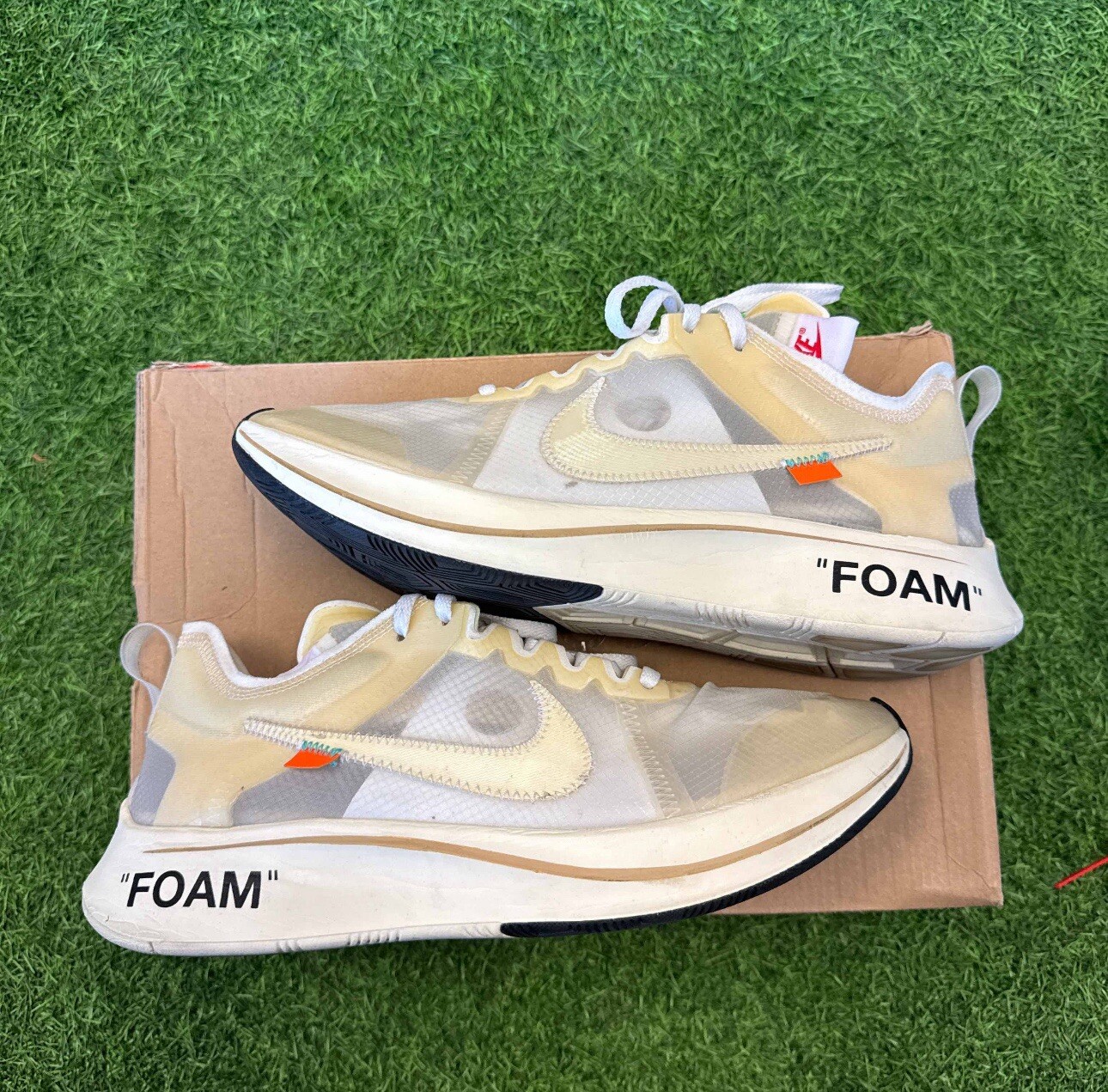 OFF WHITE X NIKE Taglia 10.5 Nike Off White x Zoom Fly SP The Ten