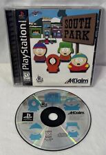 SOUTH PARK PLAYSTATION 1 PS1 BLACK LABEL COMPLETE CIB GAME w/ MANUAL