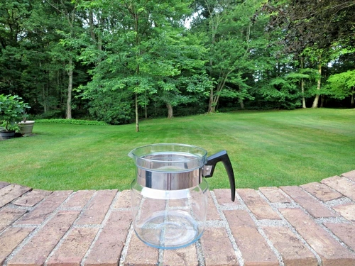 VINTAGE  PYREX 8859B FLAMEWARE GLASS STOVETOP PERCOLATOR 9 CUP REPLACEMENT POT