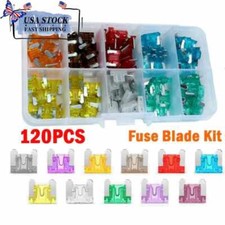 120 PC Low Profile Mini Car Fuse Auto Car Motorcycle SUV Fuses Kit APM ATM