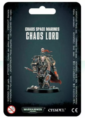 Warhammer 40k Chaos Space Marine Lord with Thunder Hammer NEW NO BOX
