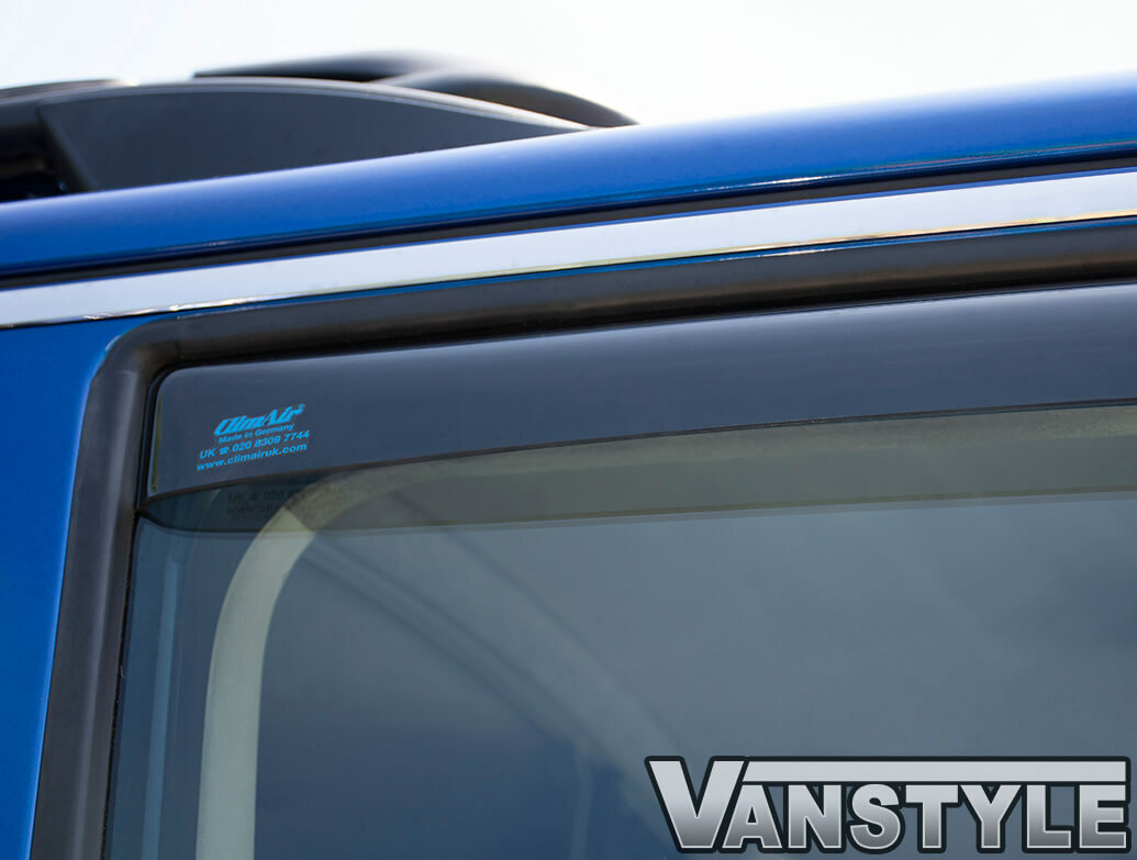 FITS VW T6 TRANSPORTER 2015> GENUINE CLIMAIR FRONT WIND DEFLECTORS SMOKED TINT eBay