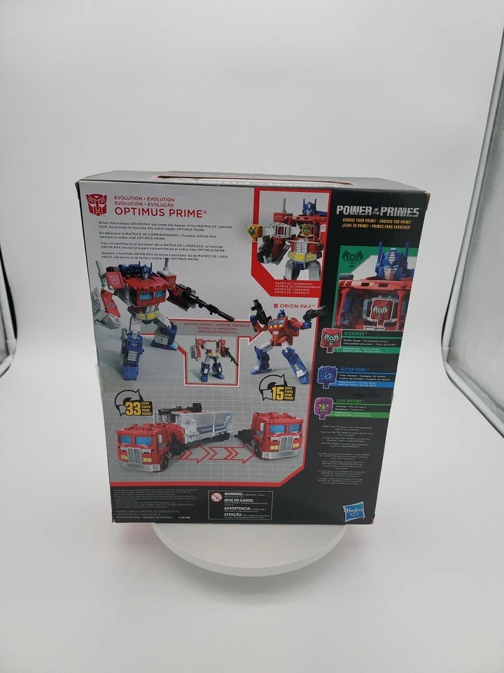 Hasbro Transformers Optimus Prime Power of The Primes Orion Pax Leader НОВЫЙ рип - Изображение 4 из 4