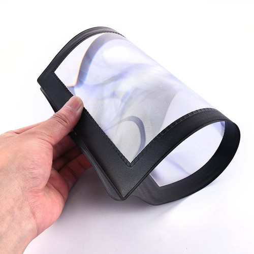 4X Full Page Flexible Magnifier Sheet Big Magnifying Glass Reading Book Aid Lens - Picture 5 of 12