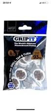 Brown Plasterboard Fixings Requiring 20mm Hole, 8 Pack - GP208