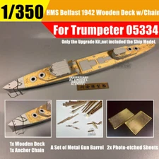 1/350 HMS Belfast 1942 Light Cruiser Detail-up Upgrade Kit for Trumpeter 05334