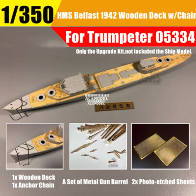 1/350 HMS Belfast 1942 Light Cruiser Detail-up Upgrade Kit for Trumpeter 05334