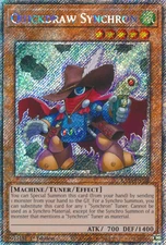 1X NM Quickdraw Synchron - RA03-EN228 - Platinum Secret Rare 1st Edition