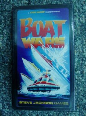 Steve Jackson 2019 - BOAT WARS - Car Wars Supplement - Pocket Box Game (SEALED)