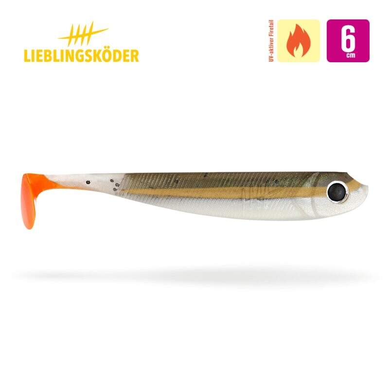 Жевательная резинка Lieblingsköder Bandit 6 см / 1 г / 6 штук