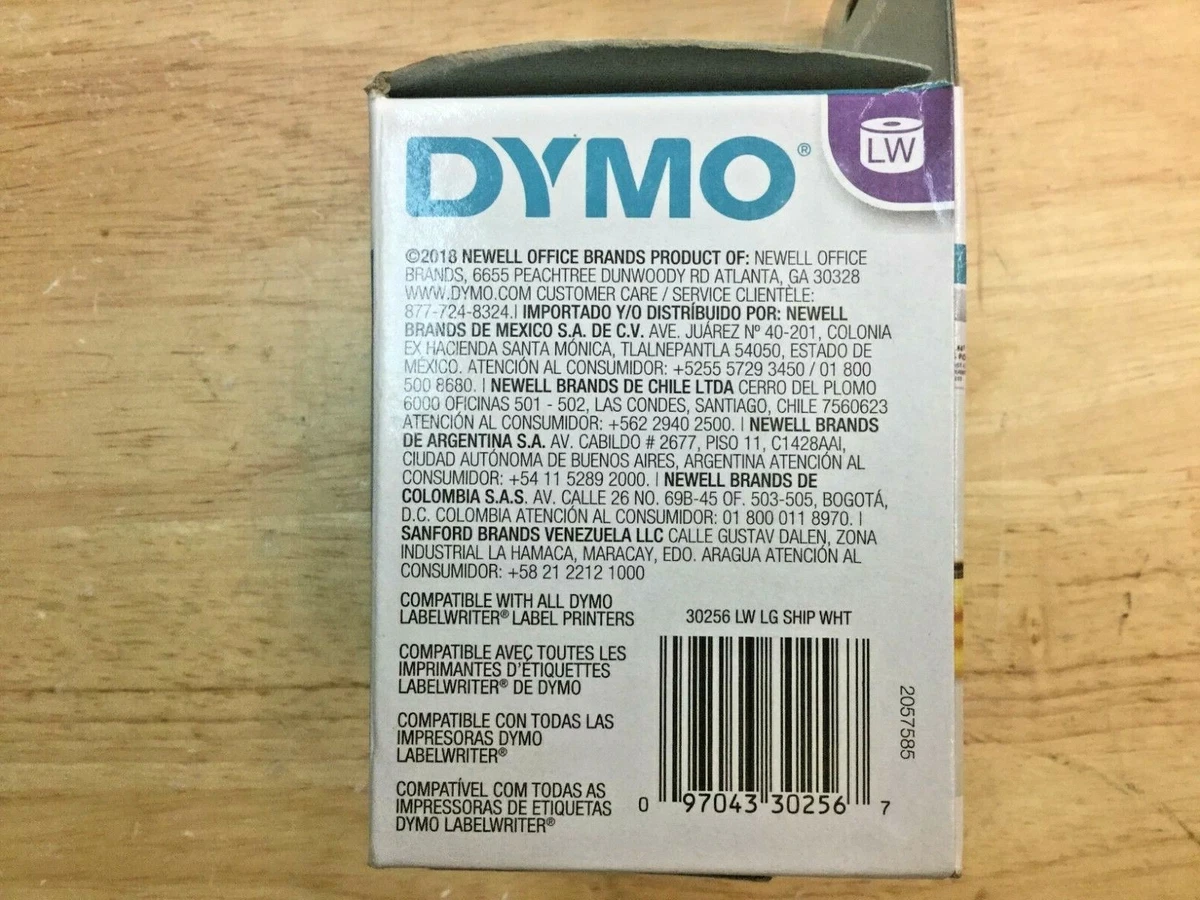 Dymo LabelWriter Shipping 30256 Label Printer Labels, 2-5/16 