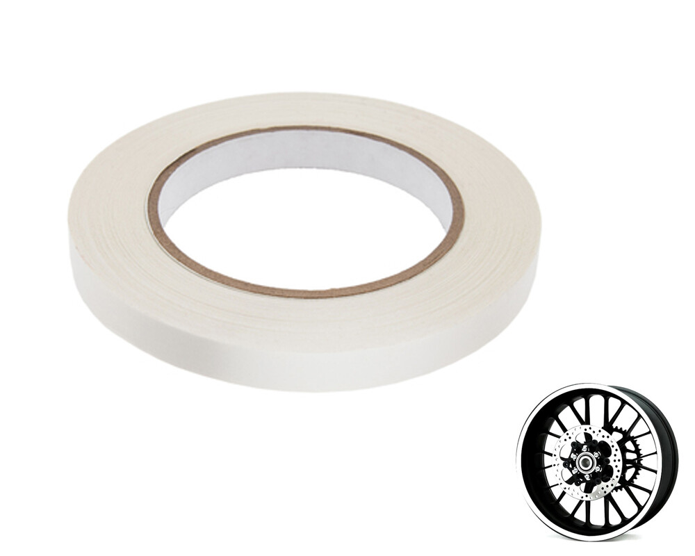 Strip Tape Decal Sticker for Motorbike Wheel Rim WHITE 600cm 7mm