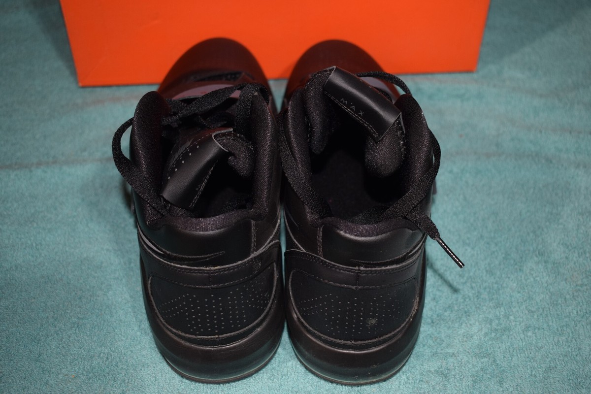 Nike Air Max Sweep Thru Mens 13 Black Grey Basketball Shoes 469760-004 Mid Top Nike Air Max Sweep Thru Amare Stoudemire Black/Grey Sz 10  main image 3