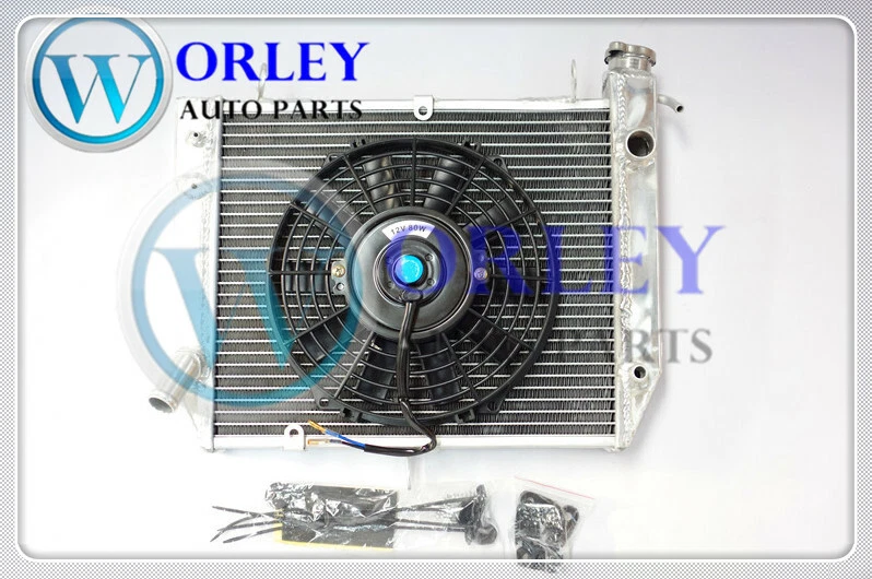 Radiador de aluminio YZF R1 R-1 R 1 2000 2001 para YAMAHA 00 01 + un ventilador Foto 2 de 4