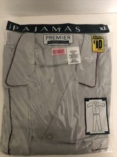 Vintage Premier International Pajamas Gray Dollar General Factory Sealed