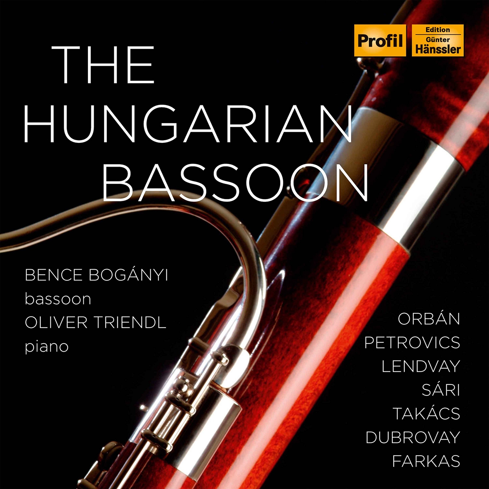BONGANYI,BENCE; OLIVER TRIENDL Hungarian Bassoon (CD)