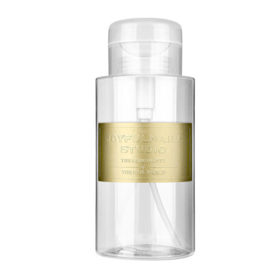 DE* 150/300ml Push Down Empty Pump Dispenser Makeup Manicure Bottle (300ml)