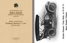 Brasier 1906 - Automobiles Brasier - Winner International Gordon-Bennett Cup 190