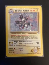 Pokémon Gym Heroes Lt. Surge’s Magneton #8/132 Holo Rare - Excellent Zustand