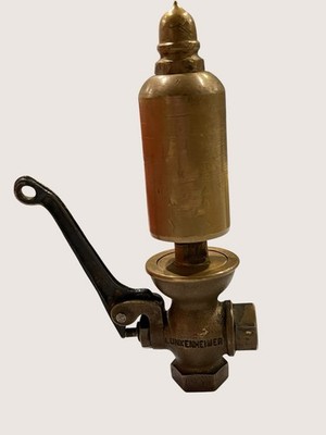 Lunkenheimer Brass 1-1/2 200 Steam Whistle Acorn Top Vintage