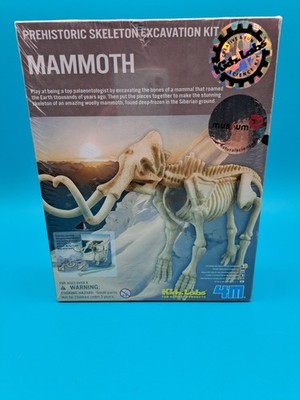 Ausgrabungsset Mammut Skelett Kidz Labs 4M in Folie NEU