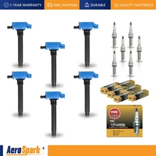 6 Performance Ignition Coil & 6 NGK Platinum Spark Plug for 11-23 Chrysler 300