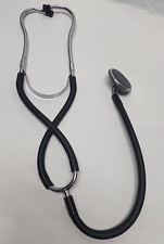 Vintage Chrome Single Head Traditional Acoustic Medical Stethoscope Prop Display