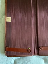Vintage Leather Tie Travel Case Storage Organizer