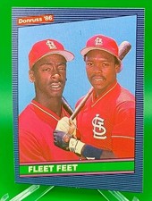 1986 Donruss - Vince Coleman Willie McGee #651 (RC)