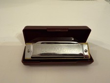 Suzuki Folk Master 1072 Harmonica Key of C Made in Japan w/ Case