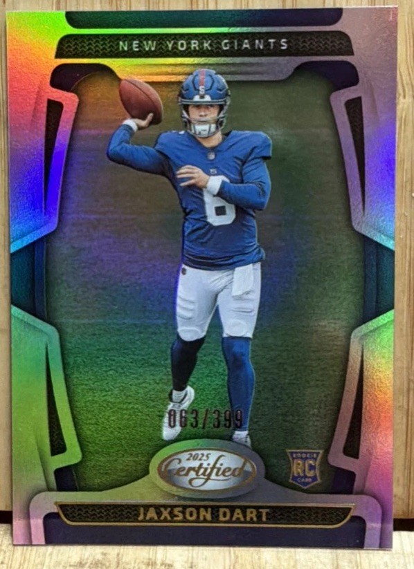 2025 Panini Certified - Rookies Jaxson Dart #150 Mirror /399 (RC)