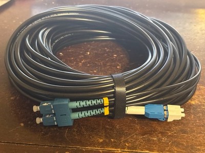 Banguptical 65' LC/UPC-SC/UPC Duplex SM-PVC G657A2-5.0-20M open box