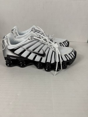 Nike Shox TL Athletic Shoes - Metallic Silver/Black - HQ4049-001 Women s Sz 8.5