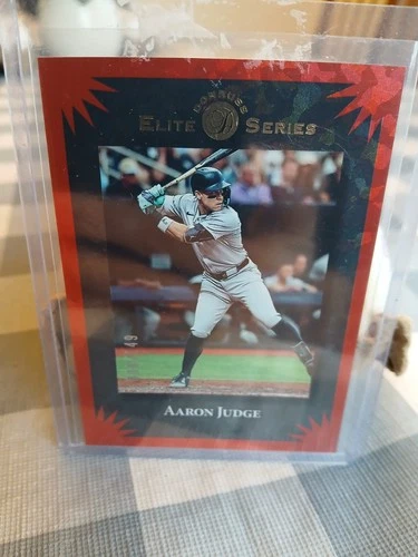 2025 Panini Donruss Elite Series Aaron Judge #7 Red Ice /149