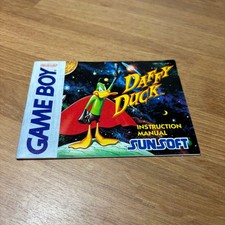Daffy Duck Game Boy Manual Only Instruction Booklet  DMG-YS-USA-1 VTG Original