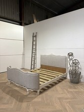 French Upholstered  Corbeille Bed / King French Bed / Upholstered French Bed