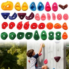 36 PCS Rock Climbing Wall for Kids,Rock Wall Climbing Holds,Adults Climbing G...
