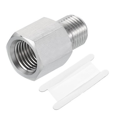 Für Pipe Fitting Reduzieradapter G1/4'' x 1/4'' NPT Reduzierstück Silber