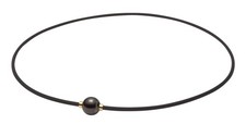 Yuzuru Hanyu phiten necklace RAKUWA neck Metax mirror ball black/gold 40cm