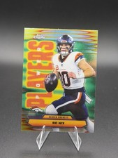 Topps Chrome 2025 Bo Nix Denver Broncos Power Players PP-9 Refractor NFL Card