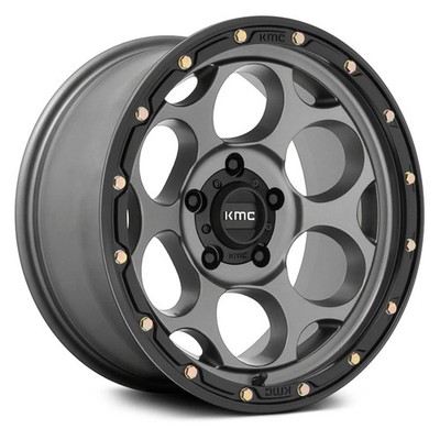 KMC KM541 DIRTY HARRY Wheels 17x8.5 (0, 8x165.1, 125.1) Gray Rims Set of 4