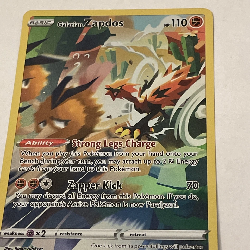 Galarian Zapdos SWSH283 SWSH: Sword & Shield Promo Cards Holo - Image 3 of 4