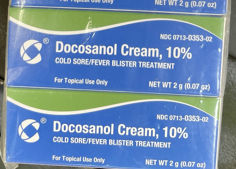 6 tubes Docosanol 10% Cream - Cold Sore & Fever Blister Treatment, NIB