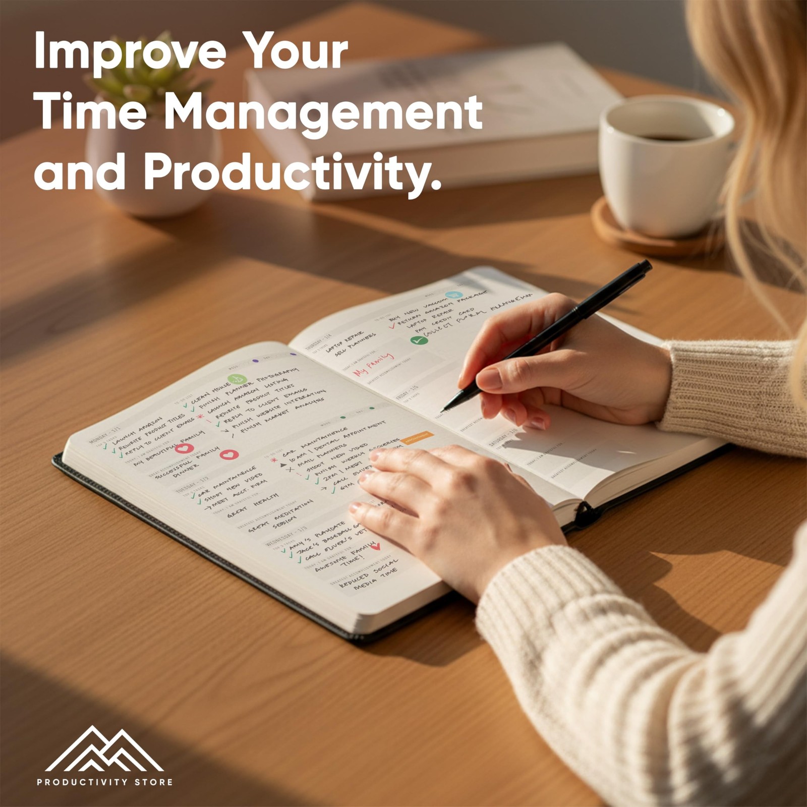 Dated, 2026 Planner, 8.5" x 11" - The Productivity Planner to Achieve Your 20...