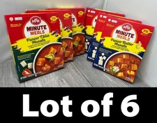 Lot/6 Minute Meals Paneer Tika Masala/Paneer Butter Masala 10.58 oz each BB 6/26