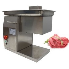 Meat Slicer Cutting Machine Stainless Steel QX with Chimney Feed Inlet 5mm Blade