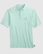 johnnie-O The Heathered Original Polo 2.0 Snorkel Size L